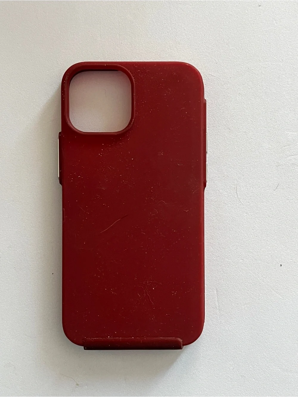 iPhone 13 miniDeep Red Protective Phone Case with Enhanced Shock Resistance